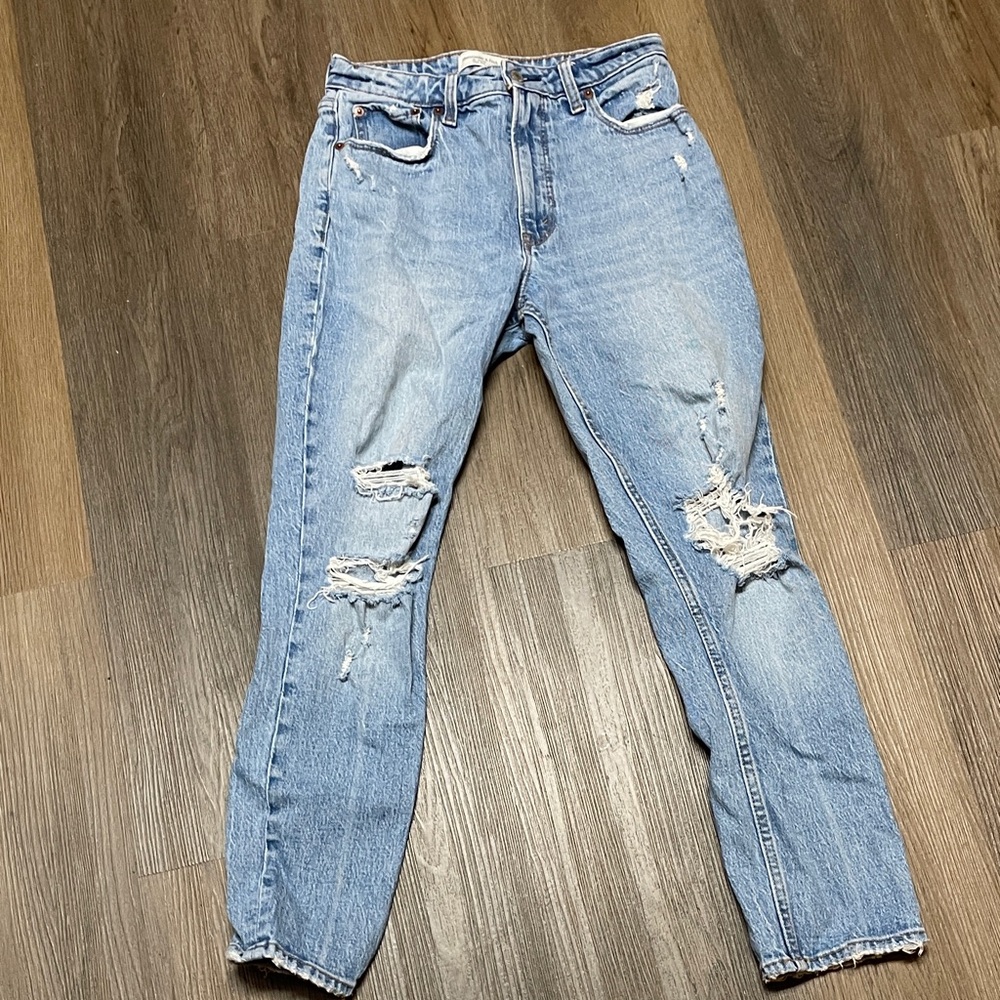 ambercrombie & fitch the skinny high rise, size 28/6